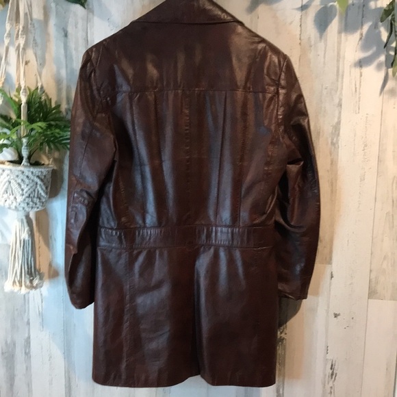 Vintage Imperial Leather Jacket Coat - Picture 7 of 14